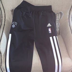 Brooklyn nets adidas track suit